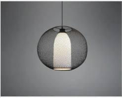 Loftlampe Filo Sort Ø.40 cm