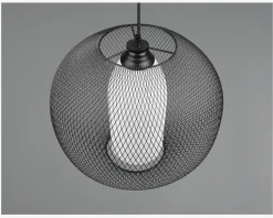 Loftlampe Filo Sort Ø.40 cm