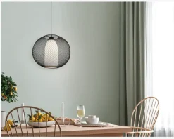 Loftlampe Filo Sort Ø.40 cm