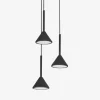Loftlampe Fuji 3 x pendel sort Ø.29 cm
