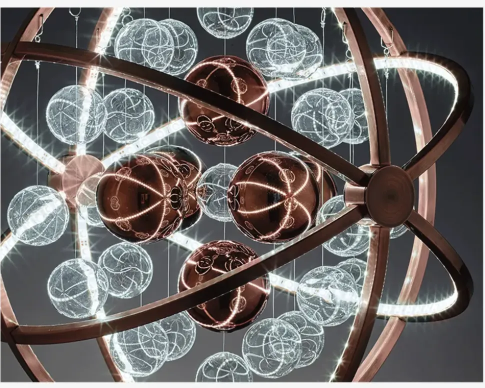 Loftlampe Galaxy Kobber Ø.48 cm