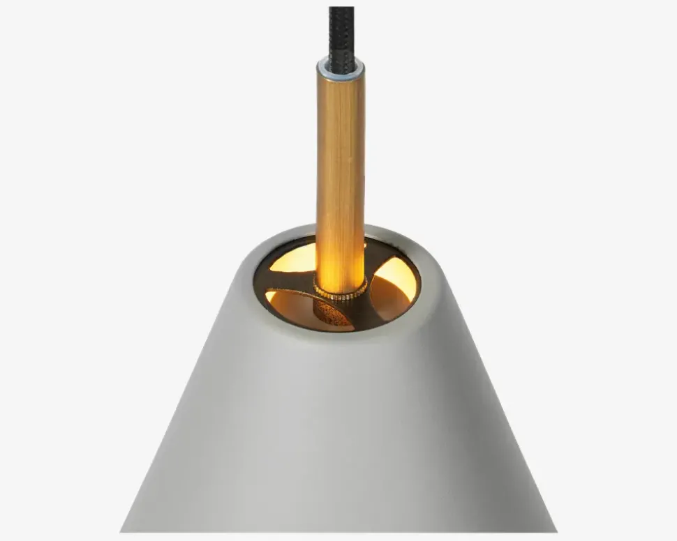 Loftlampe Hygge grå Ø. 12 cm