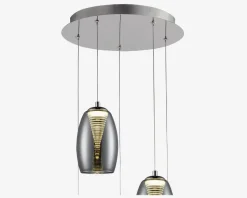 Loftlampe Metropolis klynger