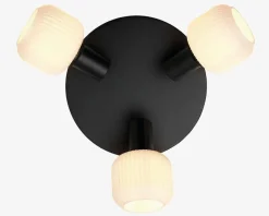 Loftlampe Milford mini 3xE14 sort