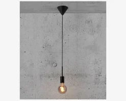 Loftlampe Paco Sort