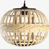 Loftlampe rattan natur Ø.32 cm