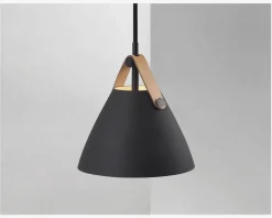 Loftlampe Strap Ø.16,5 cm. Sort