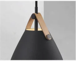 Loftlampe Strap Ø.16,5 cm. Sort