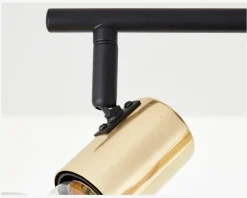 Loftspot Kerry Sort/Messing 6 x E27