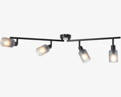 Loftspot Loralie Sort/Røgfarvet L.86 cm