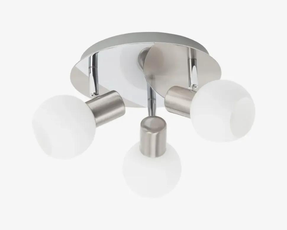 Loftspot Rondel Tiara Krom/Hvid Ø.22cm