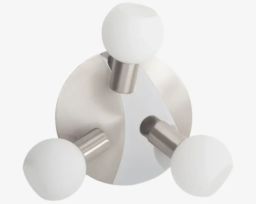 Loftspot Rondel Tiara Krom/Hvid Ø.22cm