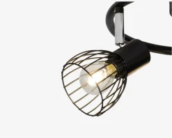 Loftspot Spiral Blacky Sort Ø.39cm