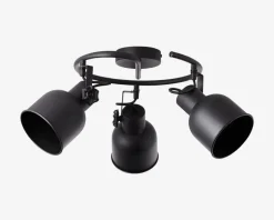 Loftspot Spiral Rolet 3 Sort/Sand Ø.51cm