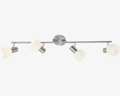 Loftspot Tiara 4 Krom/Hvid B.78cm