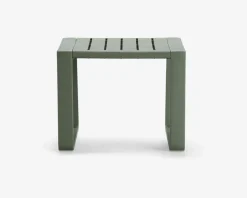 Loungesæt grøn plast 5 dele