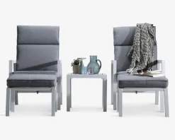 Loungesæt hvidlakeret komplet