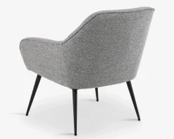 Loungestol grå møbelstof
