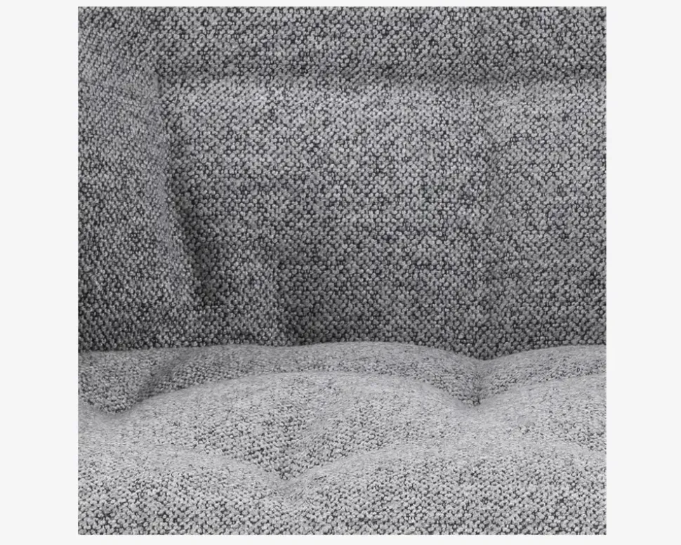 Loungestol grå møbelstof