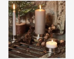 Lysestage Alu Antik Ø.8 cm