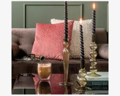 Lysestage Bubbles Mosgrøn H.16 cm