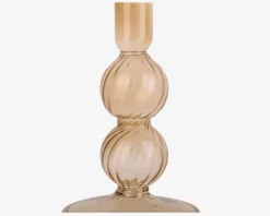 Lysestage Bubbles Sand H.16 cm