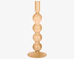 Lysestage Bubbles Sand H.25 cm