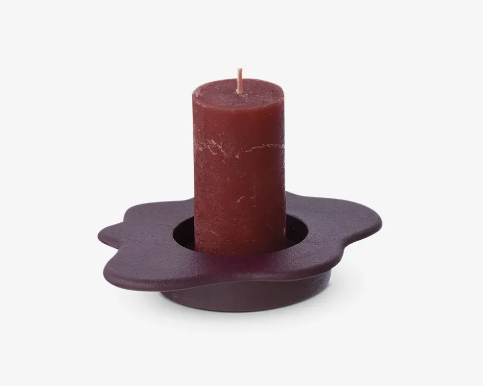 Lysestage Disree Lilla 17x14cm