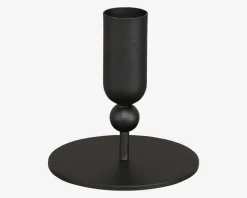 Lysestage Mat Sort H.9 cm