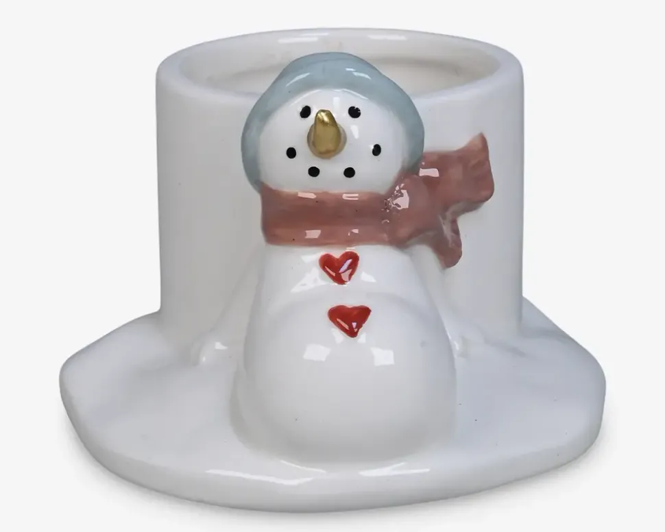 Lysestage snemand H.7xØ.8,5 cm