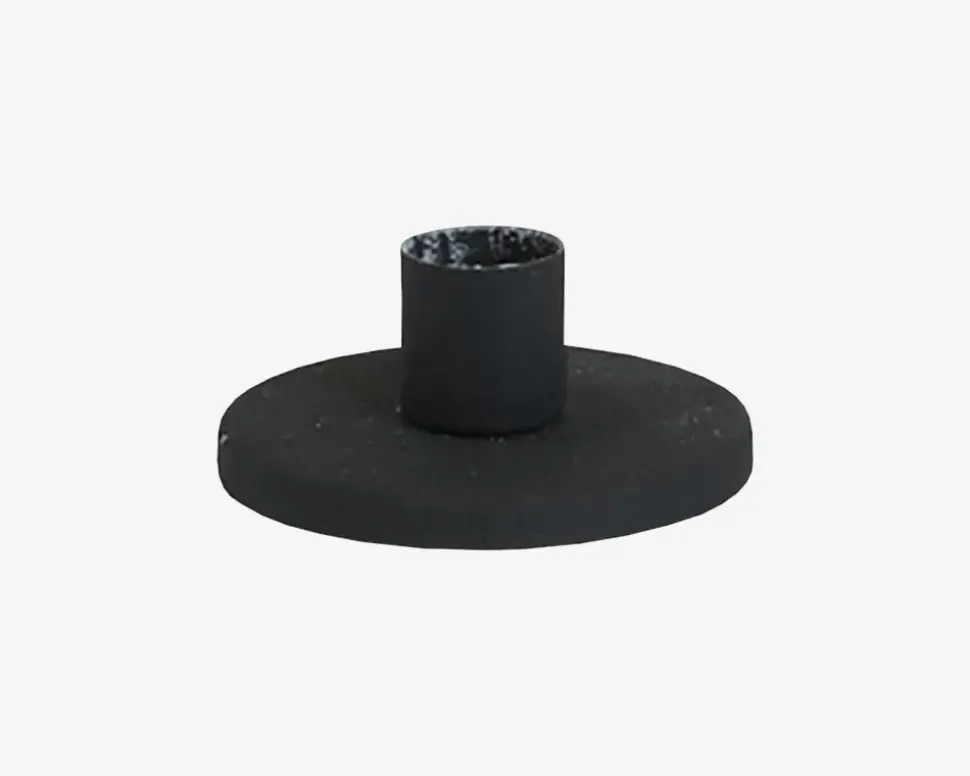 Lysestage Til Kronelys Sort Ø.7cm