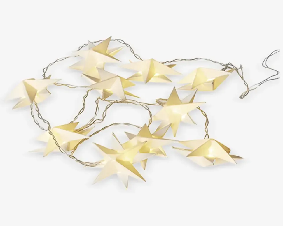 Lyskæde 10 Stjerner Med Timer