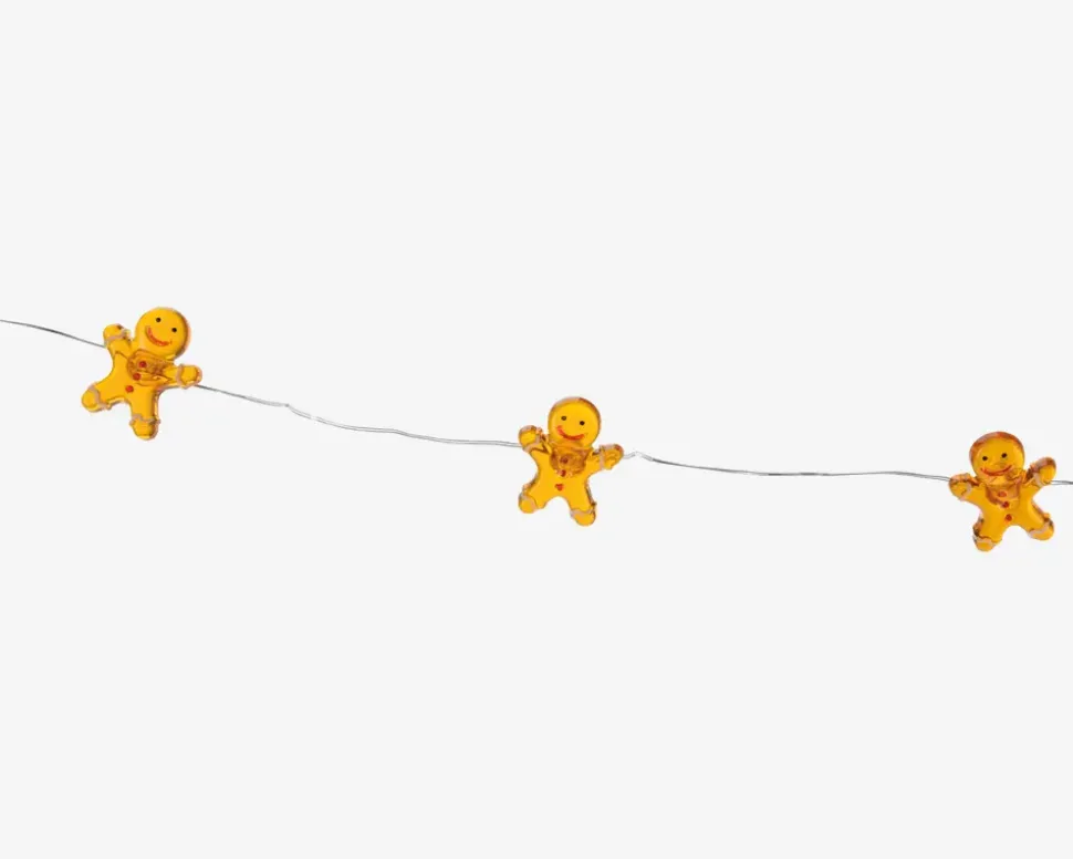 Lyskæde med figurer ass