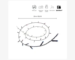 Lyskæde Wiz fairy light 20 meter