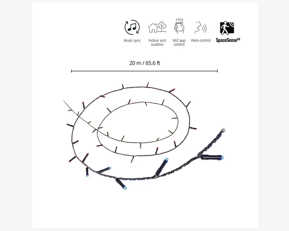 Lyskæde Wiz fairy light 20 meter