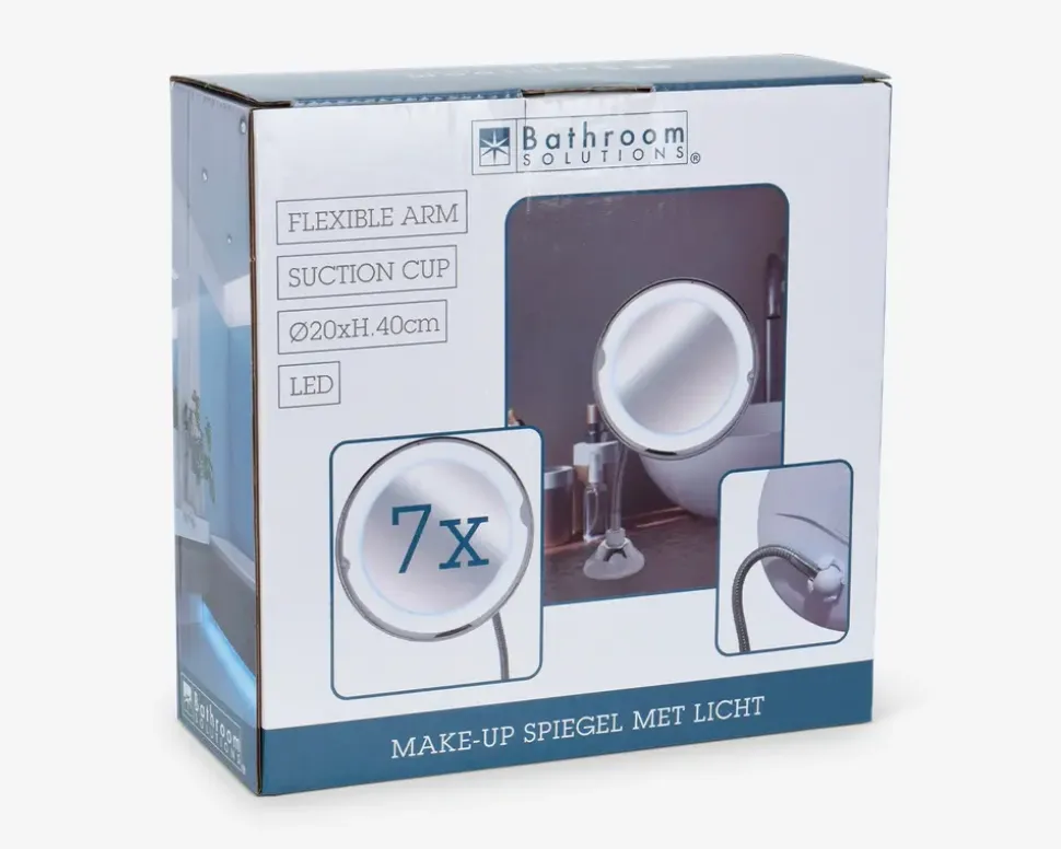 Make-up spejl m. LED lys