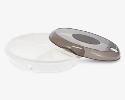 Mikcroovnstallerken med låg