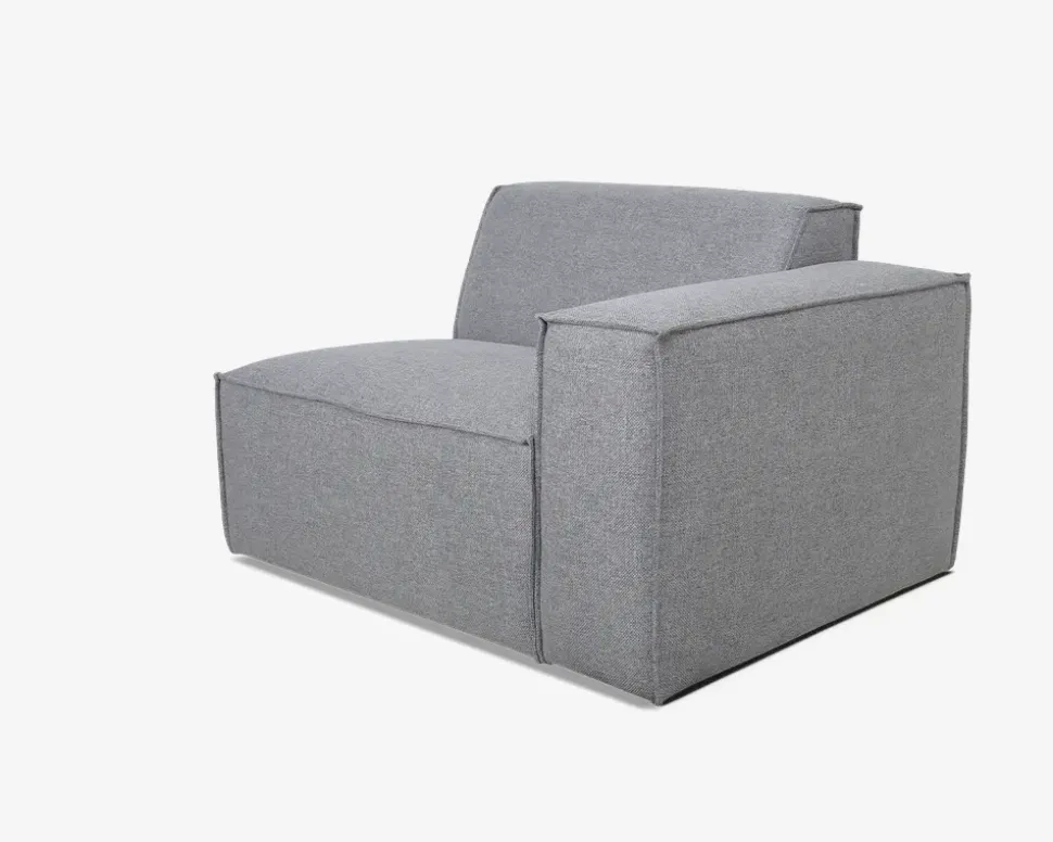 Modul med armlæn til højre Quadrato