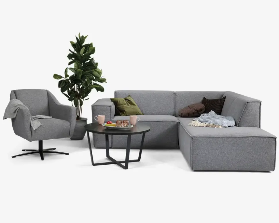 Modul med armlæn til venstre Quadrato