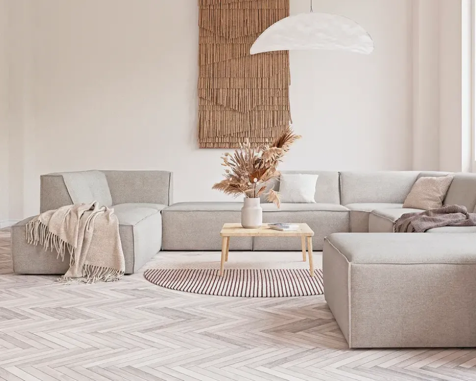 Modul med armlæn til venstre Quadrato