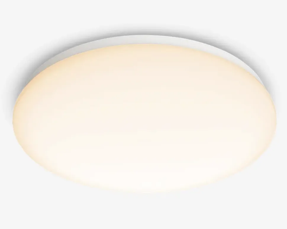 Moire loftlampe hvid 17W Ø.32 cm