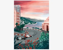 Monaco circuit 30x40 cm