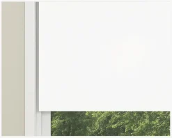 MørkL. m. Kæde Uni 110x175 cm Hvid