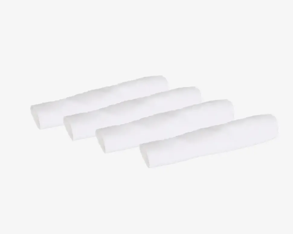 Mundservietter 4 pak Hvid