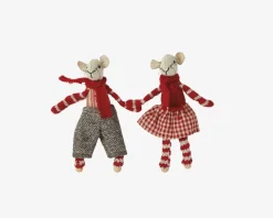 Mus M/Magnet Stof Ass. H.11cm