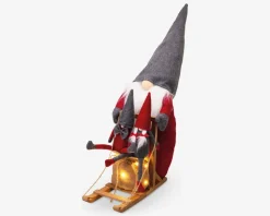 Nisse på slæde ass H.50 cm