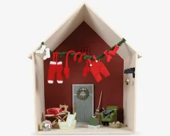 Nissehus i træ H.40 cm