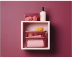 Opbevaringsboks Base 4,5 L Rhubarb