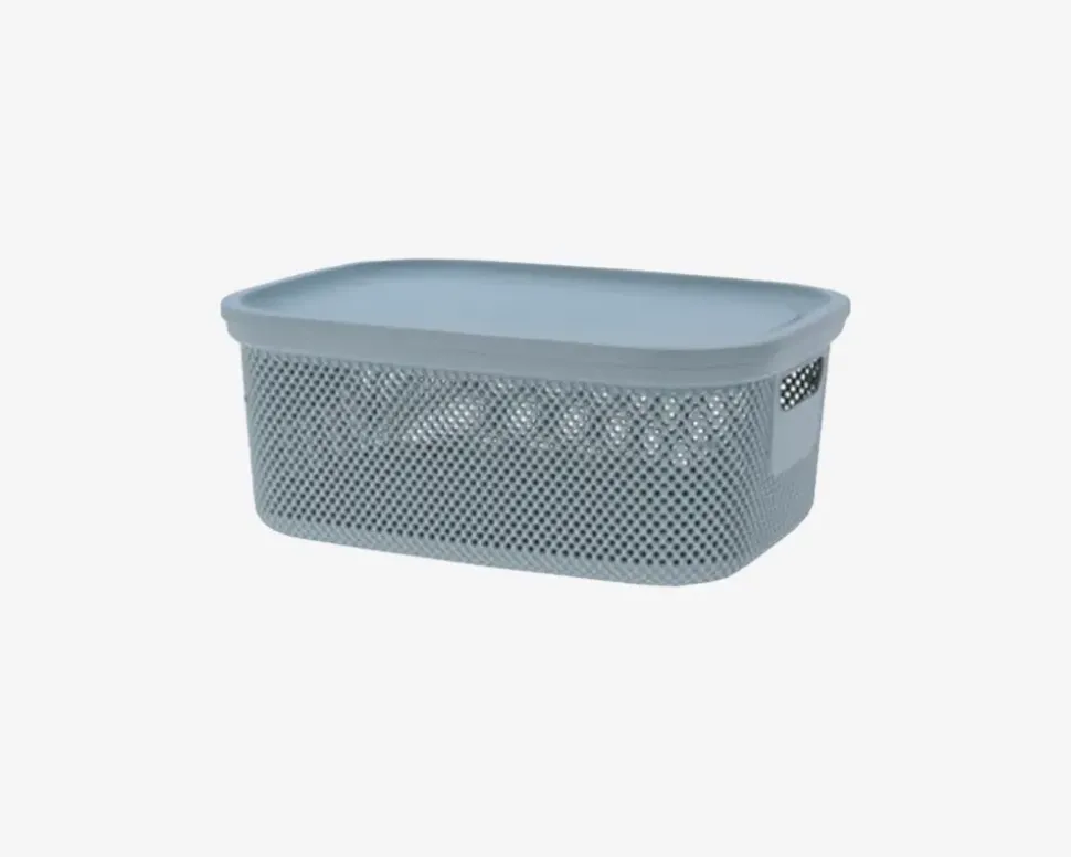 Opbevaringsboks Med Låg Ass H.15 x L.38 cm