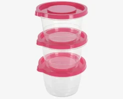 Opbevaringsboks Pink Sæt 3 stk.